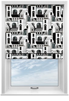 Santiago, Bolero - Motorised Roman Blind